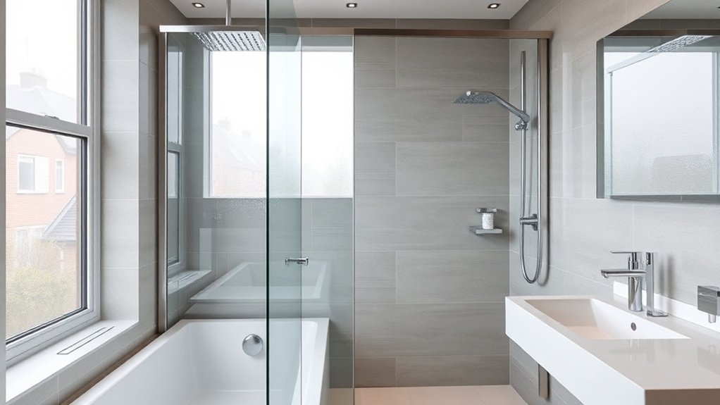 Semi-Frameless Shower Screens Purley